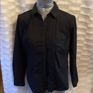🌺Worthington black button up blouse